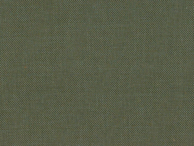 Muted olive-grey green flat weave with a fine, peppered surface texture