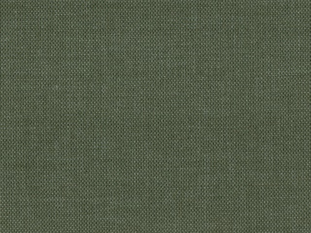 Close-up of muted olive-grey flat weave with fine tonal texture