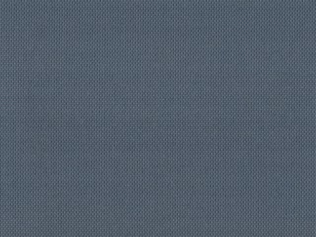Close-up of deep slate blue-grey fabric with a fine, tightly woven square texture