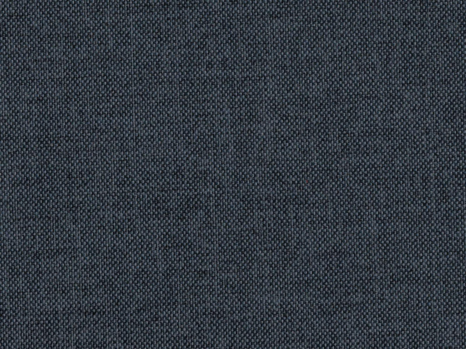 Dark charcoal grey flat weave with subtle blue-grey and black thread variation