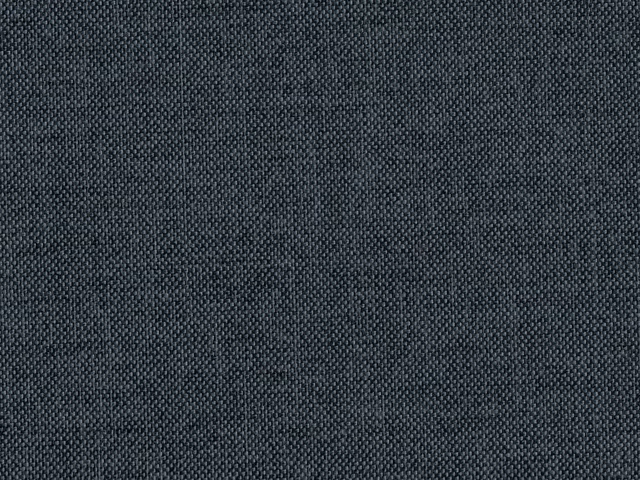 Dark charcoal grey flat weave with subtle blue-grey and black thread variation