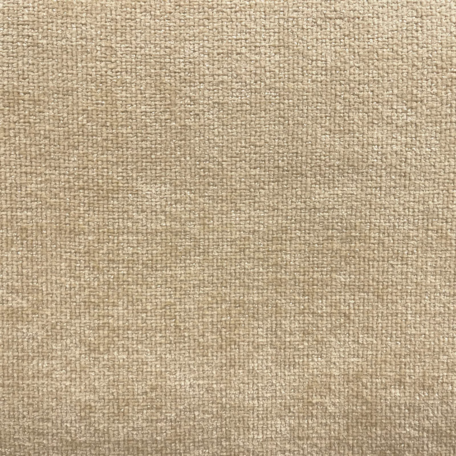 Warm oatmeal-beige chenille with fine taupe flecks and a softly pebbled weave