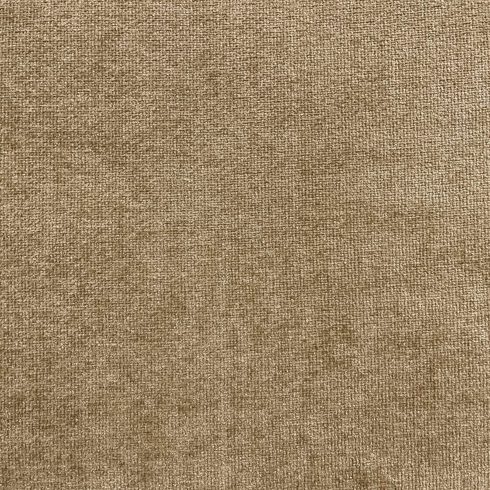 Warm taupe-brown chenille showing a finely flecked, close woven surface