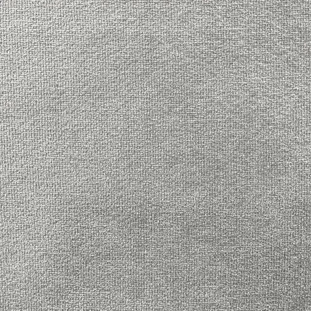 Cool mist-grey chenille with fine salt-and-pepper woven texture