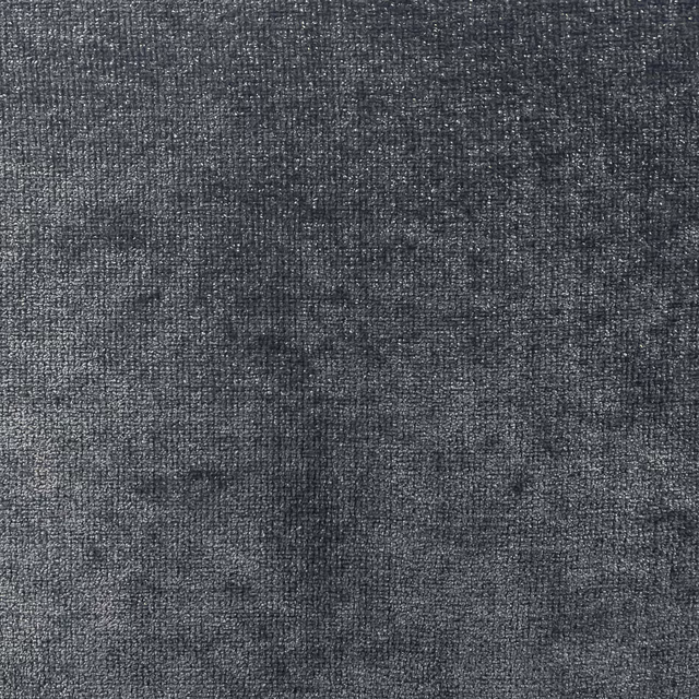 Dark charcoal chenille with finely mottled graphite-grey woven texture