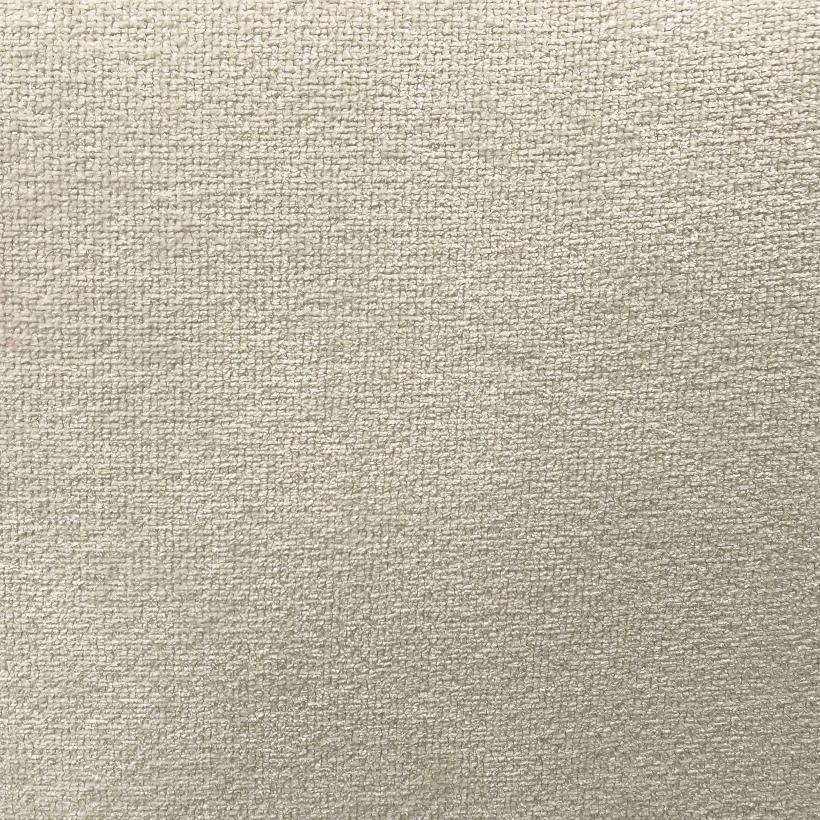 Pale greige taupe chenille showing a fine, softly mottled woven texture