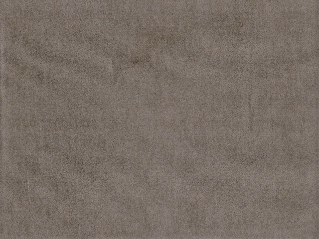 Warm mushroom-taupe velvet with a finely mottled, light-catching surface