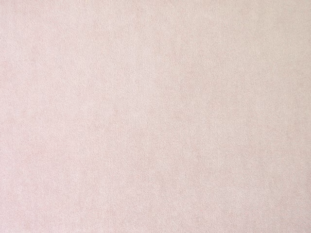 Pale blush pink velvet with a softly brushed, barely tonal surface