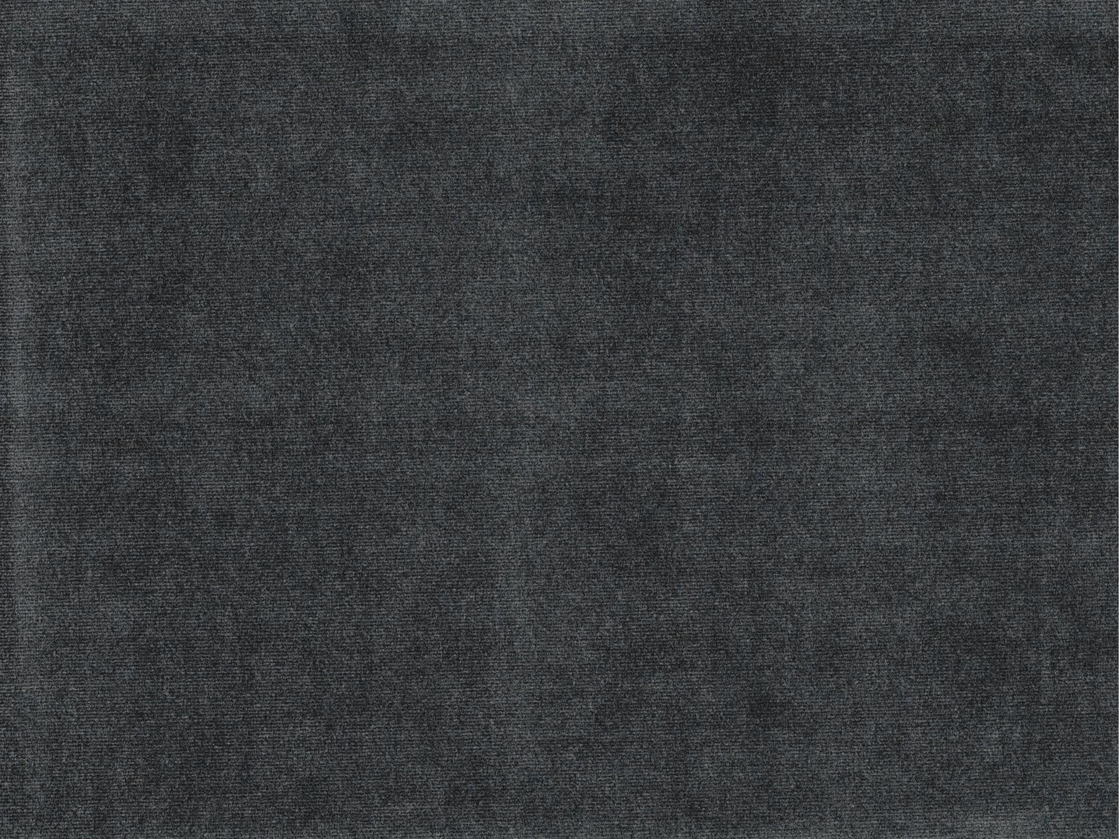 Deep charcoal-grey velvet swatch with subtle mottled pile and soft directional texture