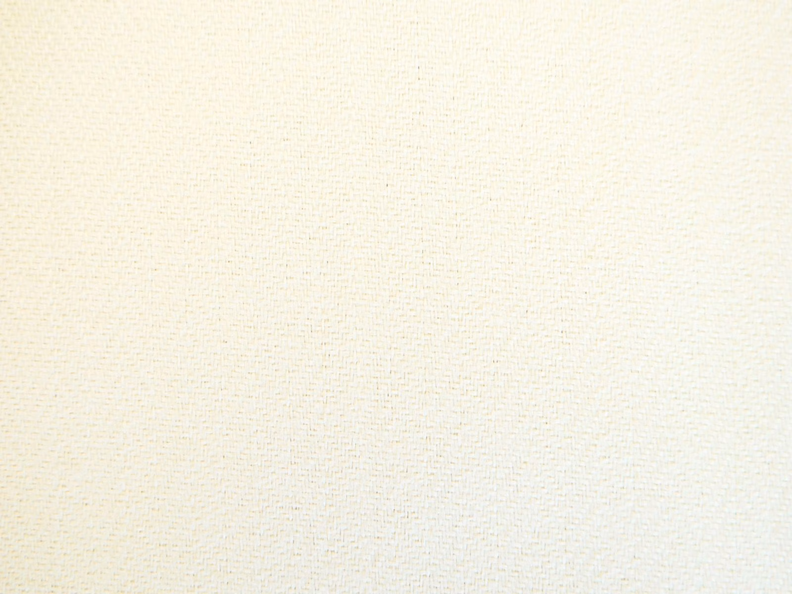Pale ivory chenille with a fine, closely woven texture and softly warm surface