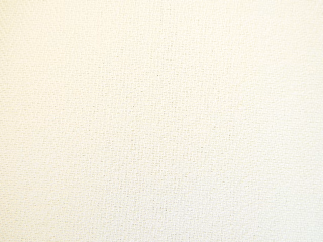 Pale ivory chenille with a fine, closely woven texture and softly warm surface