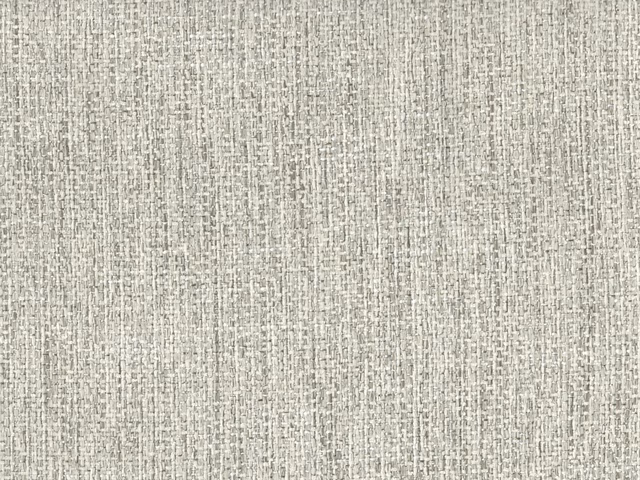 Pale warm greige chenille with fine vertical flecks and softly mottled texture
