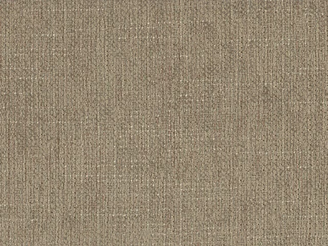 Muted mushroom-taupe chenille with fine vertical slubs and softly varied woven texture