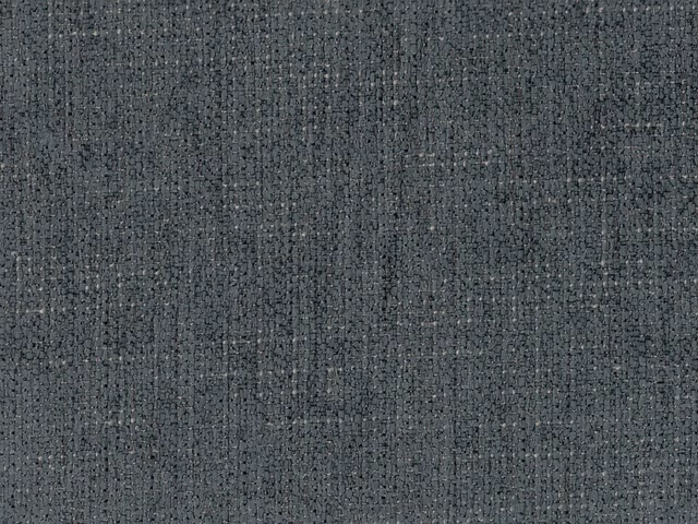 Deep charcoal-grey chenille with subtle vertical slubs and cool grey flecks