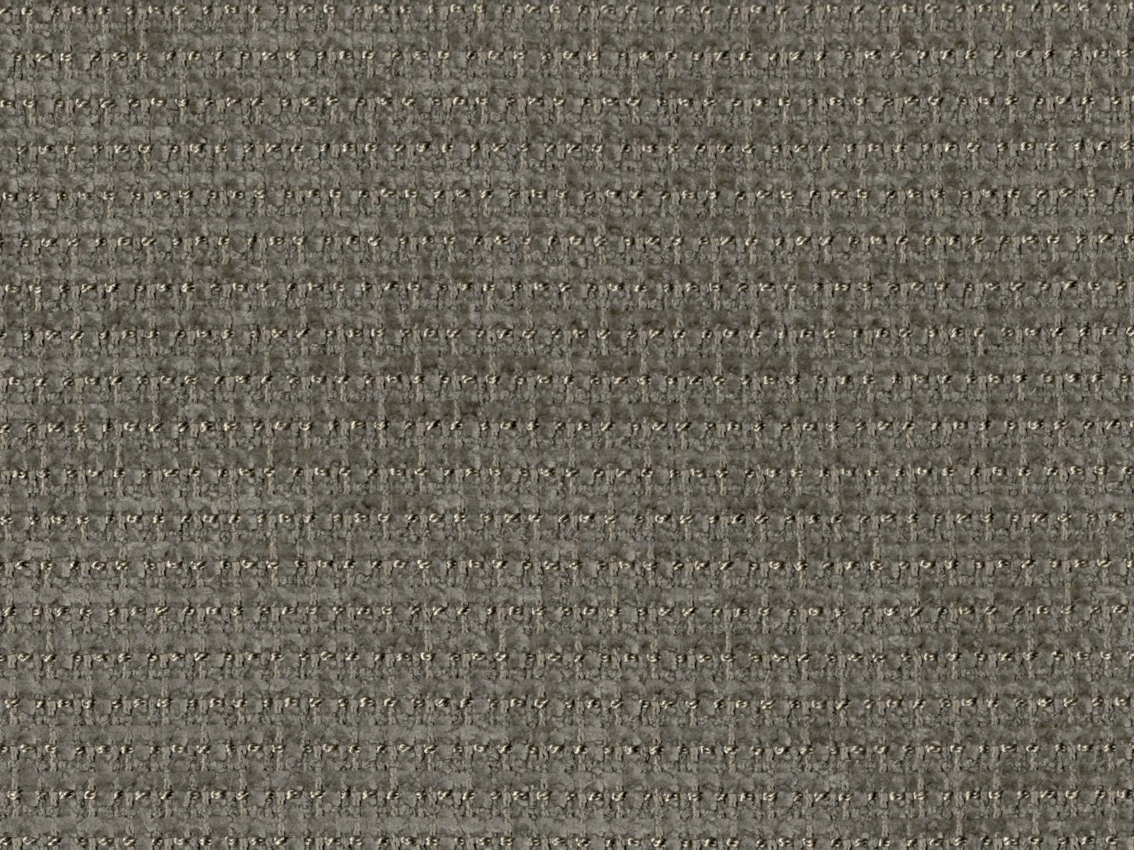 Mottled taupe-grey chenille with fine horizontal rows and softly flecked texture