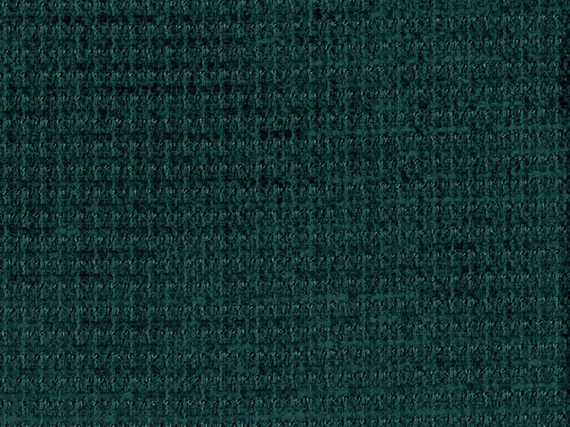 Deep teal-green chenille with dark flecks and subtle horizontal texture