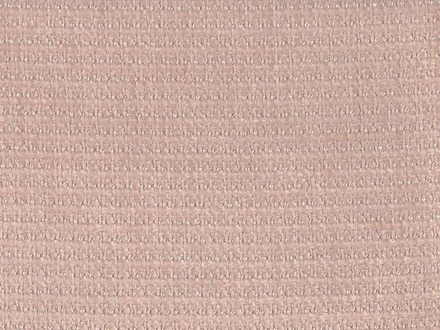 Dusty blush pink chenille with fine horizontal texture and softly flecked surface