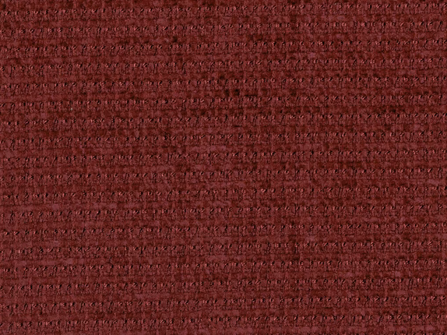 Deep burgundy chenille with close horizontal slub texture and subtle tonal sheen