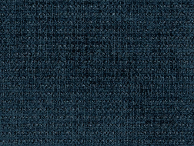 Deep blue-teal chenille with dense mottled horizontal texture and soft tonal variation