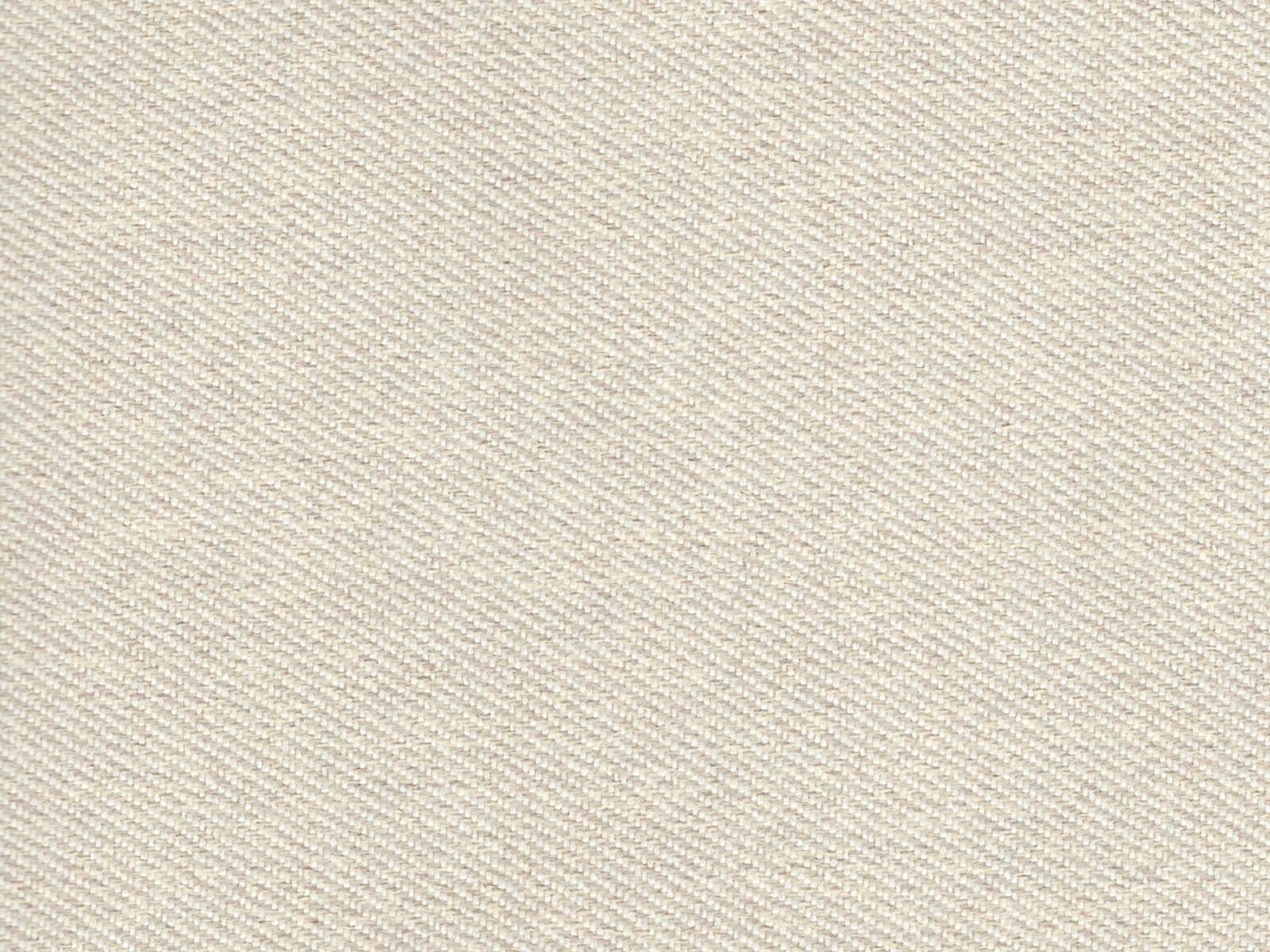 Pale ivory-cream flat weave with fine diagonal grain and softly textured surface