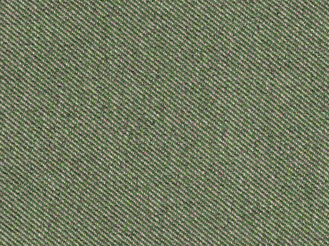 Muted olive-green flat weave with fine diagonal texture and subtle pale flecks
