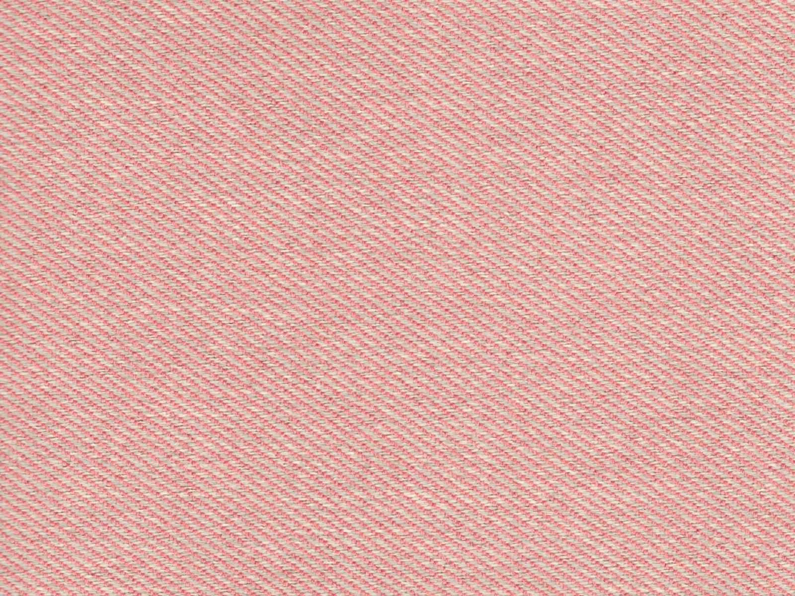 Soft coral-pink flat weave with fine pale diagonal texture