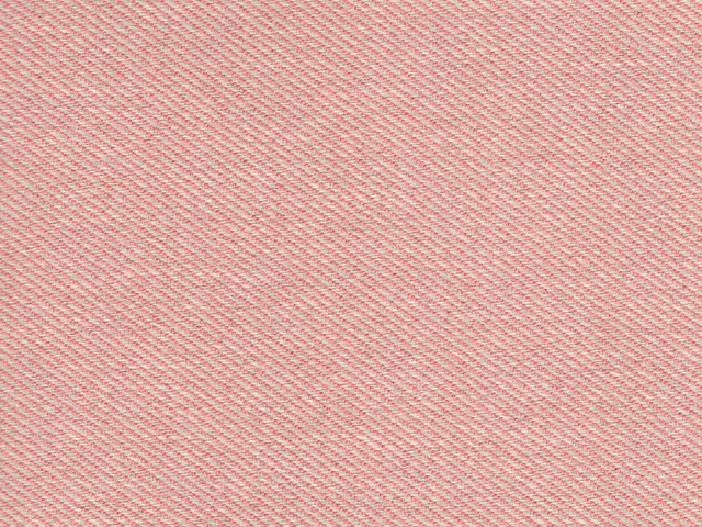 Soft coral-pink flat weave with fine pale diagonal texture