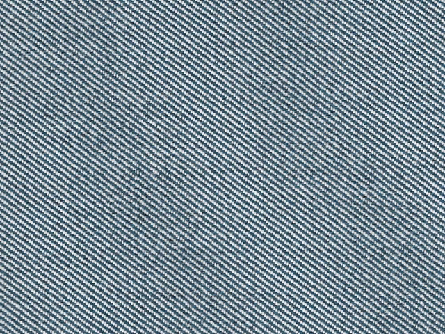 Slate blue-grey flat weave with fine diagonal ribbed texture