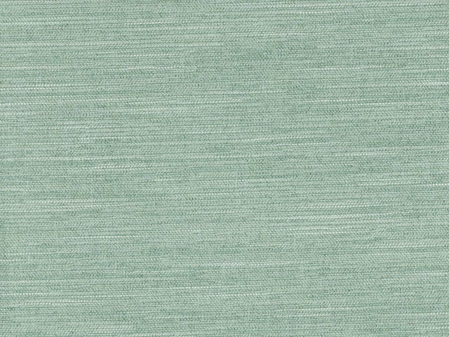 Pale mint-green flat weave with fine horizontal slubs and cool aqua shading