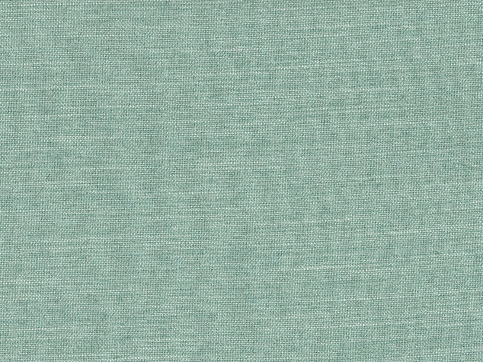 Pale seafoam green flat-weave fabric with fine horizontal slub texture