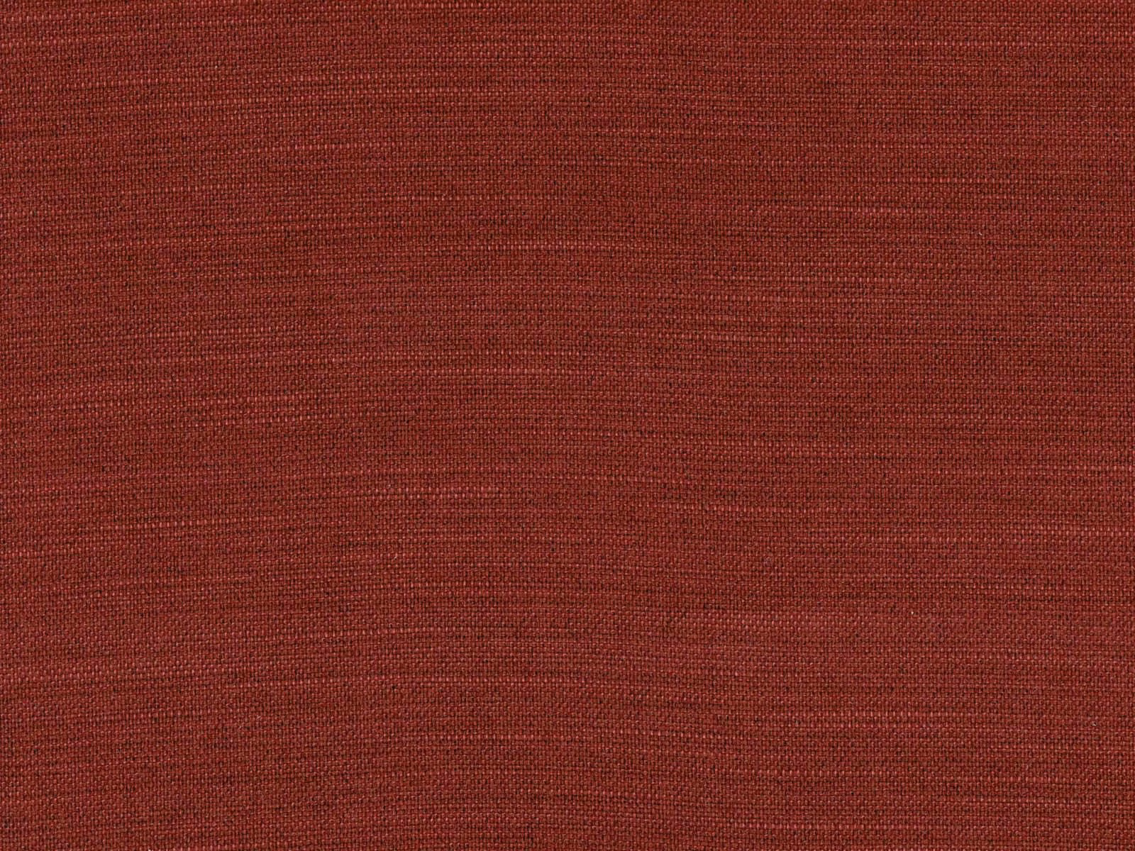 Deep brick-red flat weave showing fine horizontal texture and subtle tonal variation