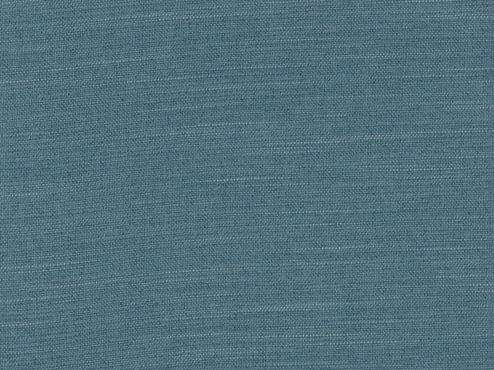 Muted blue-teal flat weave with fine horizontal texture and softly varied shading