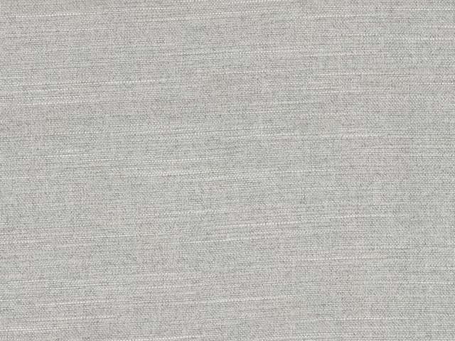 Pale cool-grey flat weave with fine horizontal texture and subtle silver variation