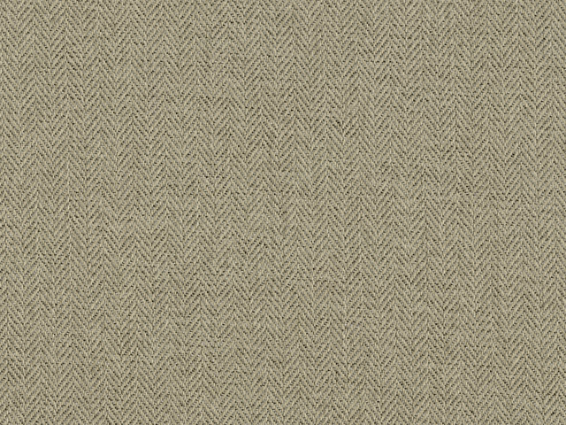 Muted sage-greige chenille with fine woven herringbone texture