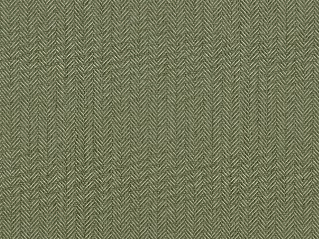 Muted olive chenille with a fine lighter-and-darker chevron weave