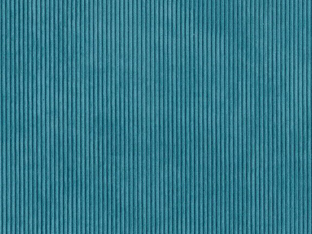 Deep turquoise teal rib cord with fine vertical ribs and shaded texture