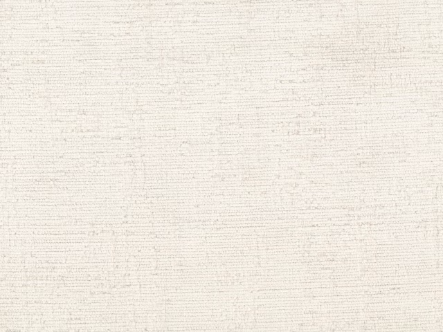 Soft ivory chenille with fine horizontal texture and subtle cool grey flecking