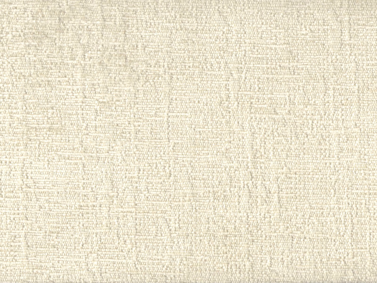 Pale ivory cream chenille with subtle irregular woven texture and warm beige flecks