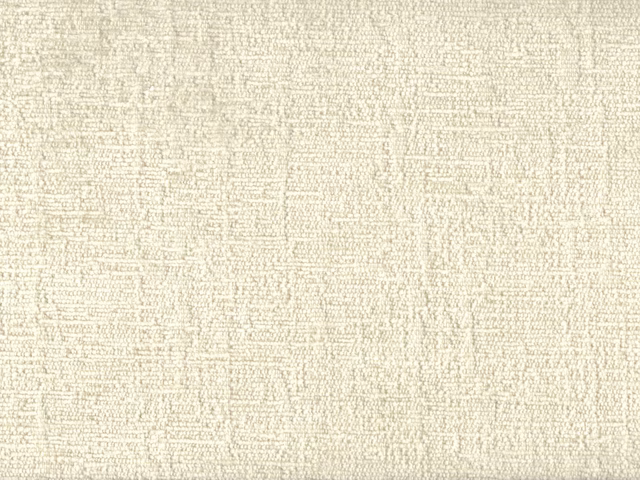 Pale ivory cream chenille with subtle irregular woven texture and warm beige flecks