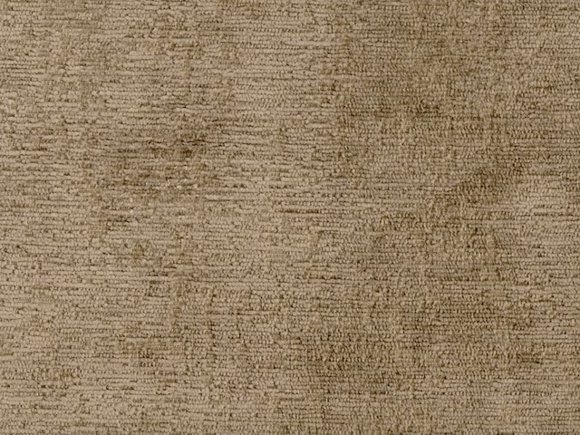 Warm taupe chenille with fine irregular horizontal ridges and mottled shading