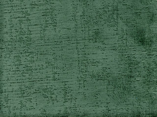 Muted moss-green chenille showing irregular horizontal slub texture and subtle tonal variation