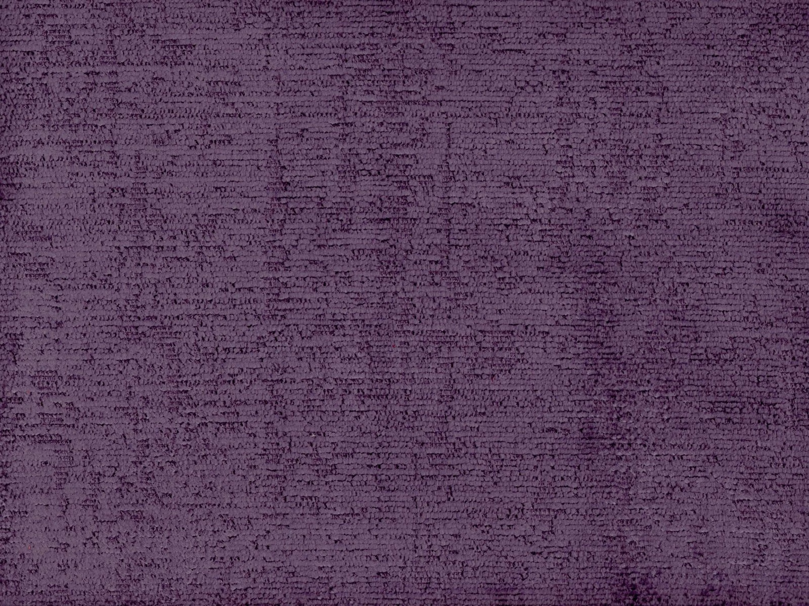 Deep plum chenille with softly mottled horizontal texture and aubergine shading