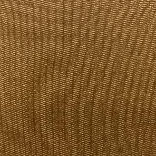 Warm tobacco-brown chenille with tiny ochre highlights and a close woven texture