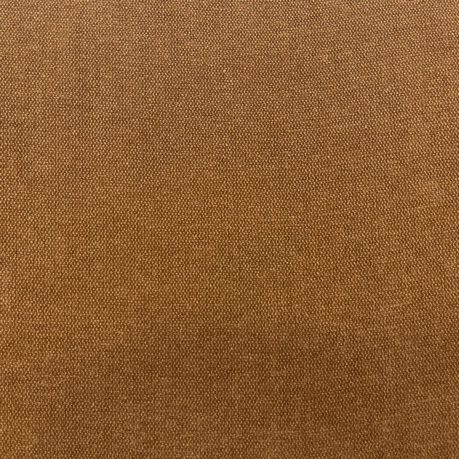 Warm cognac-brown chenille with a finely nubby, subtly tonal woven surface