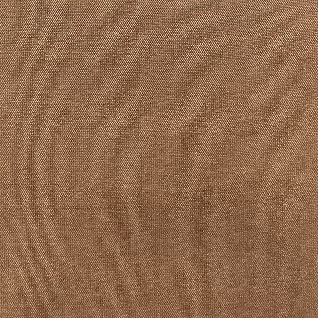 Warm taupe-brown chenille with a close, finely textured woven surface