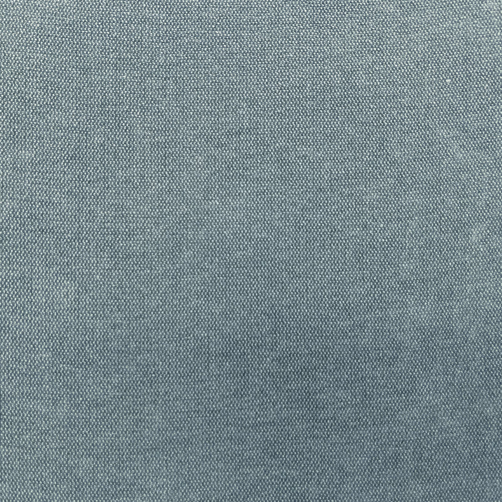 Muted blue-teal chenille with a fine mottled weave and soft grey undertone