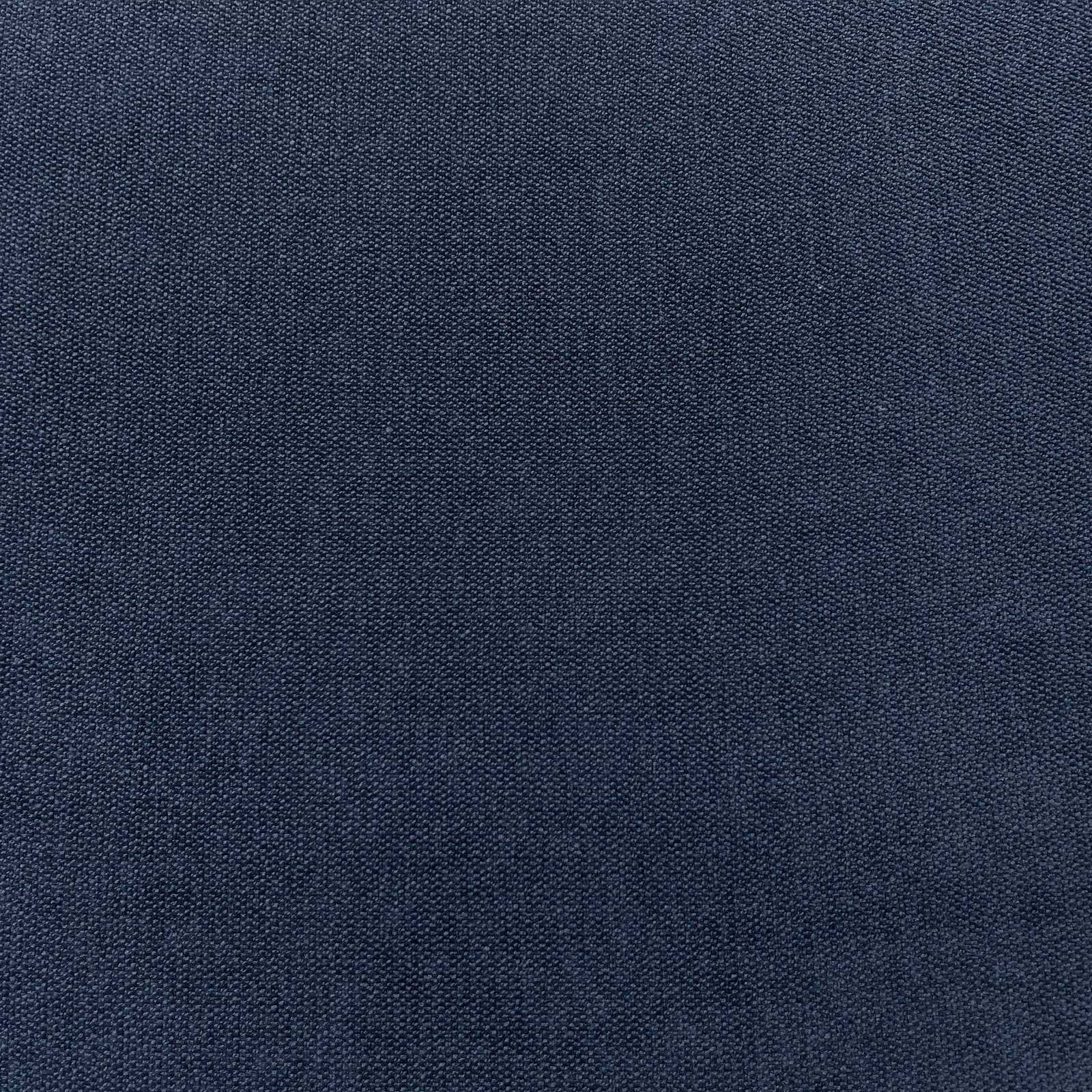 Dark slate-blue chenille swatch with a fine, subtly mottled woven texture