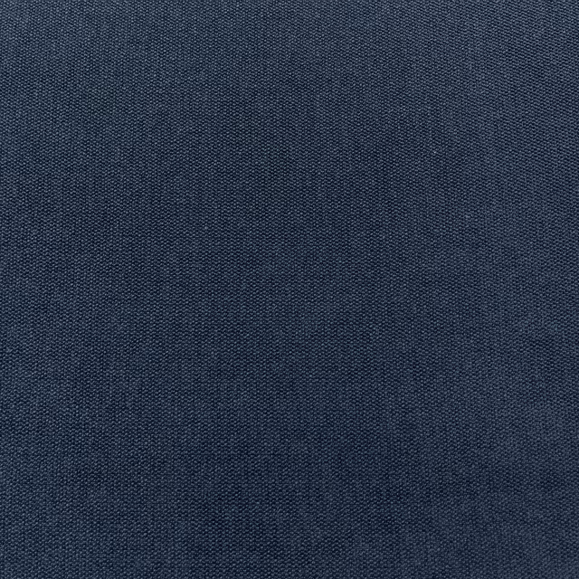 Dark slate-blue chenille swatch with a fine, subtly mottled woven texture