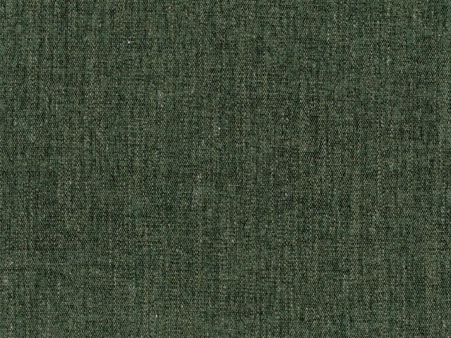 Muted moss-green flat weave with fine crosshatch texture and subtle dark striations