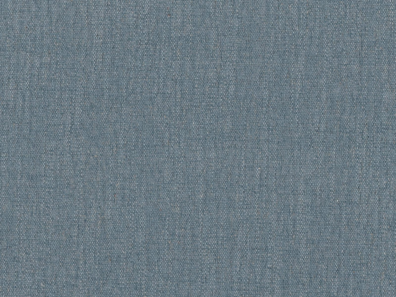 Muted blue-grey flat weave with fine crosshatch texture and subtle tonal variation